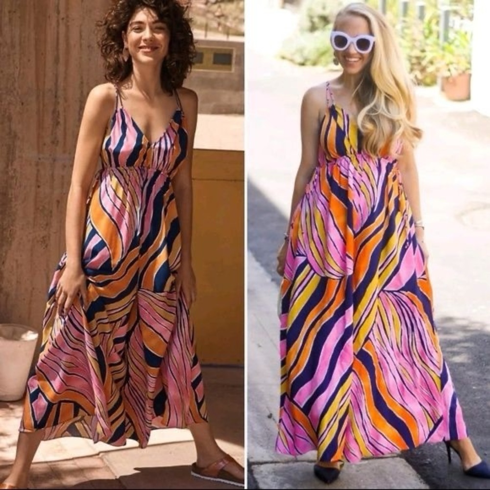 Maeve Multicolor Striped Jumpsuit
